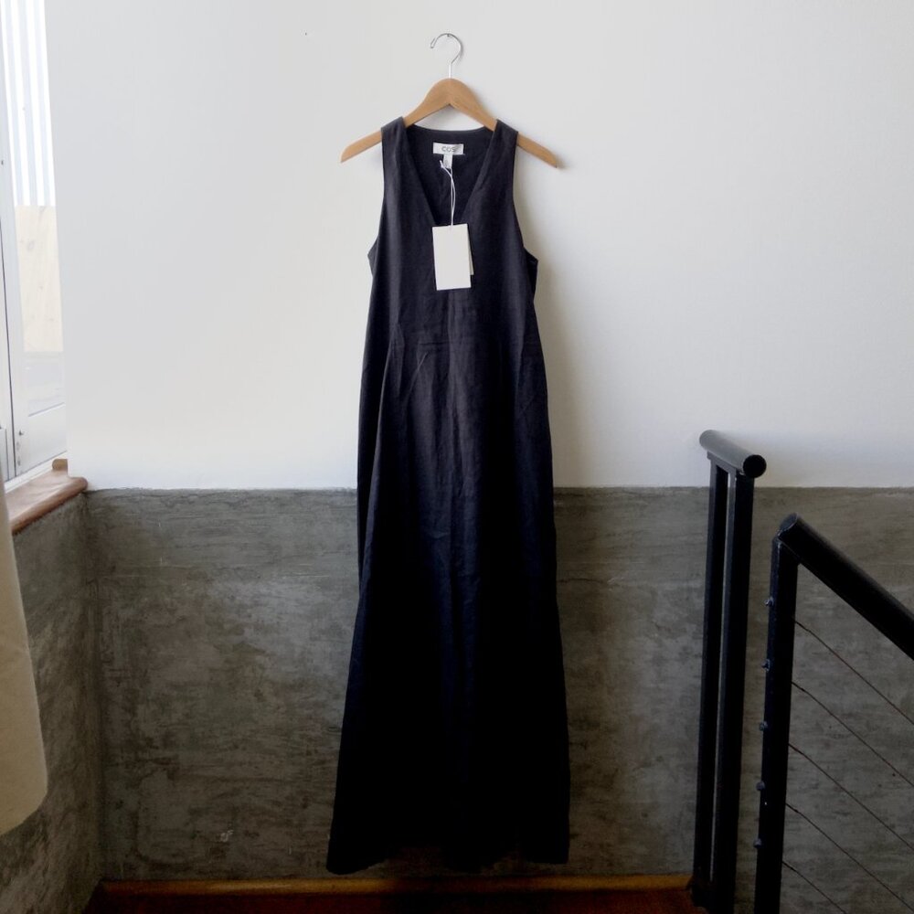 COS Voluminous V-Neck Maxi Dress